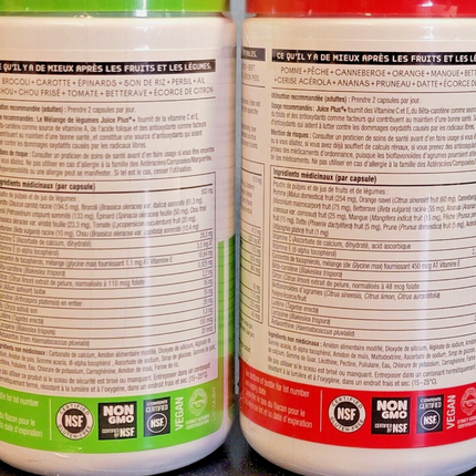 Juice Plus+ - USA - Blended Fruit & Veg Juice Powders 240 Caps- 10/26!