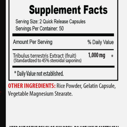 sex health men TRIBULUS PURE EXTRACT men pills 2 Bottles 200 CAPSULES