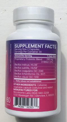 Mega Spore Biotic – 60 capsules Free Shipping