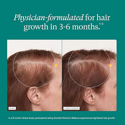 Nutrafol Women’s Balance – Clinically Proven Hair Growth for Women 45+