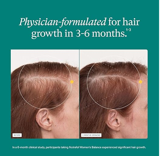 Nutrafol Women’s Balance – Clinically Proven Hair Growth for Women 45+