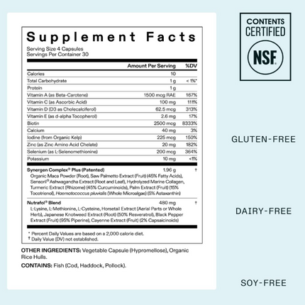 Nutrafol Women’s Balance – Clinically Proven Hair Growth for Women 45+