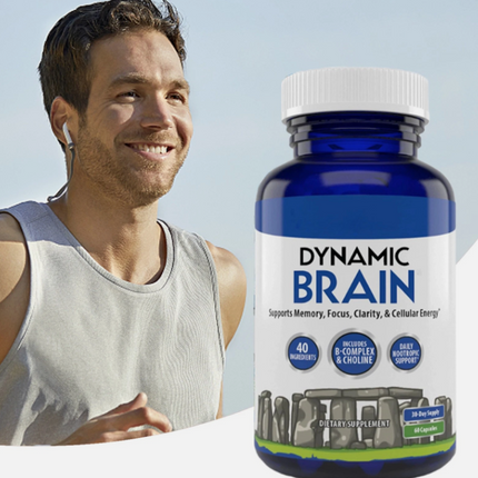 Dynamic Brain Supplement – Focus, Memory & Clarity Support, 60 Capsules Free Shipping