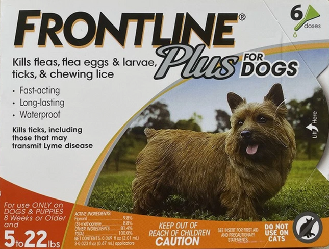 Flea & Tick Treatment For Small Dogs 5-22 lbs / 8 Weeks / 6 Doses