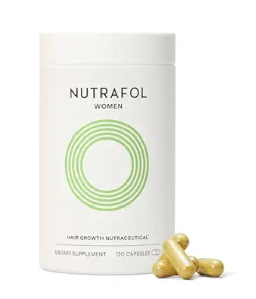 Nutrafol Women's Hair Growth Supplements, Ages 18-44, Clinically Proven for Visibly Thicker and Stronger Hair, Dermatologist Recommended - 1 Month Supply
