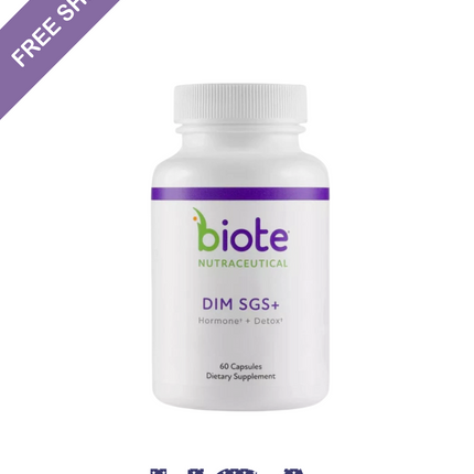 1 Pack Biote Nutraceuticals - DIM SGS + - Hormone + Detox (60 Capsules) US