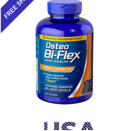 Osteo Bi-Flex Joint Health Triple Strength + Vitamin C, 200 Tablets,