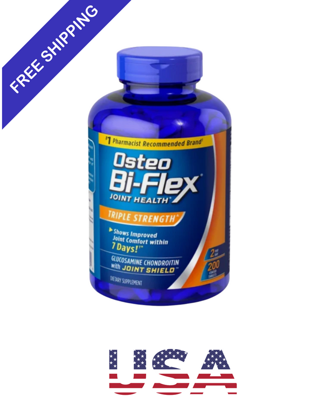 Osteo Bi-Flex Joint Health Triple Strength + Vitamin C, 200 Tablets,