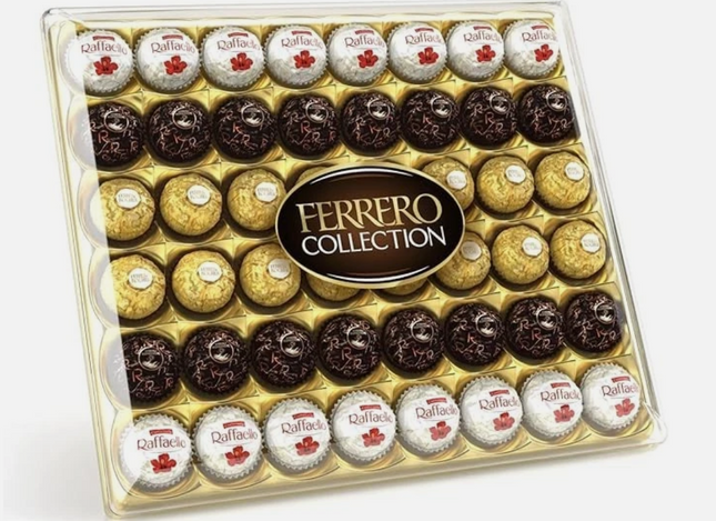 Ferrero Collection Premium Chocolate Gift Box 48 Assorted Pralines – Christmas Delight Basket, 518g
