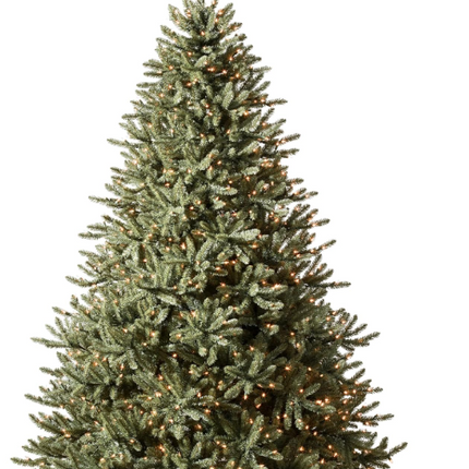ChatGPT said:  Balsam Hill 7.5ft Pre-Lit Blue Spruce Artificial Christmas Tree – 1000 Clear Lights, Easy Plug Setup & Premium Stand
