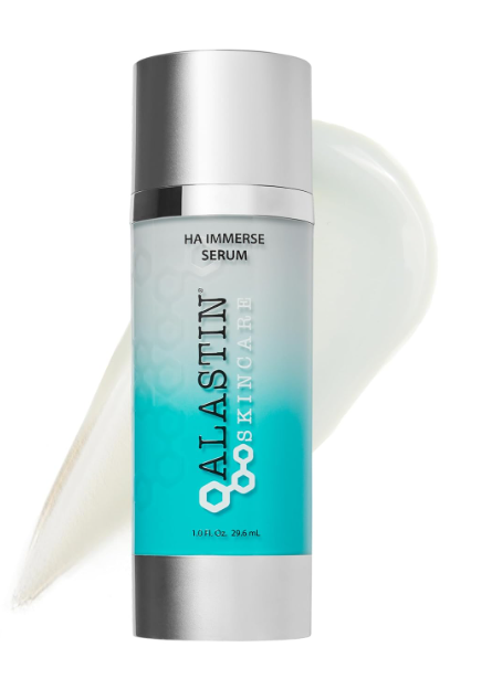 ALASTIN Skincare HA Immerse Hydrating Face Serum (1 oz) | Deep Moisture & Skin Renewal | Revives Dry, Dehydrated Skin for a Radiant Glow