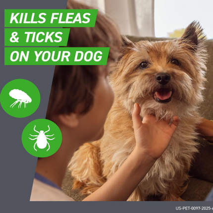 FRONTLINE Plus for Medium Dogs (23–44 lbs) – Effective Flea and Tick Control, 6 Treatments