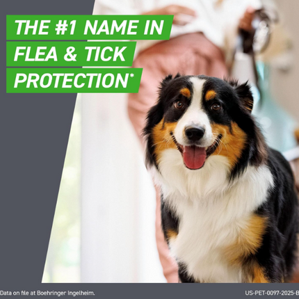 FRONTLINE Plus for Medium Dogs (23–44 lbs) – Effective Flea and Tick Control, 6 Treatments