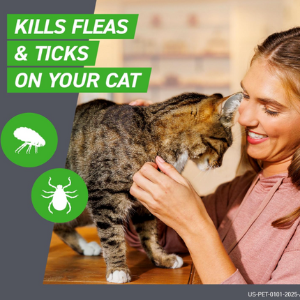 FRONTLINE Plus Flea and Tick Treatment for Cats Over 1.5 lbs. 6 Treatments
