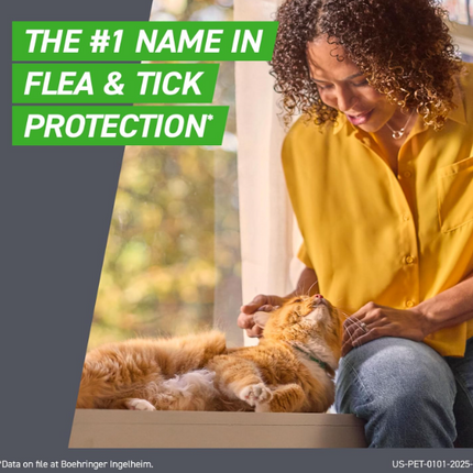 FRONTLINE Plus Flea and Tick Treatment for Cats Over 1.5 lbs. 6 Treatments