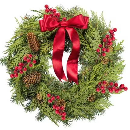 10Pcs Christmas Decoration Artificial Pine Branches Holly Berries Red Berry Branches for Christmas Tree Wreath Gifts Decoration