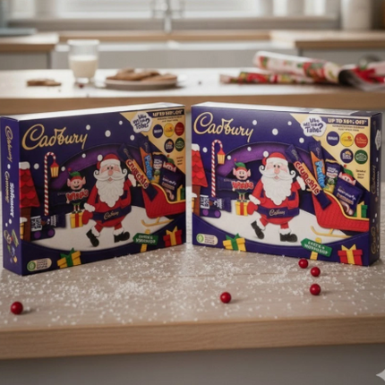 Cadbury Selection Box Bulk Christmas Gift | Santa Crunchie Wispa Treats