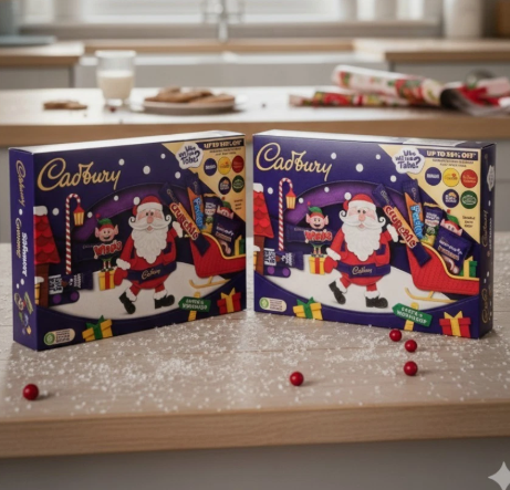 Cadbury Selection Box Bulk Christmas Gift | Santa Crunchie Wispa Treats