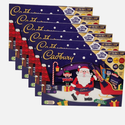 Cadbury Selection Box Bulk Christmas Gift | Santa Crunchie Wispa Treats