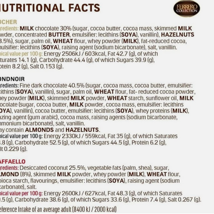 Ferrero Collection Premium Chocolate Gift Box 48 Assorted Pralines – Christmas Delight Basket, 518g