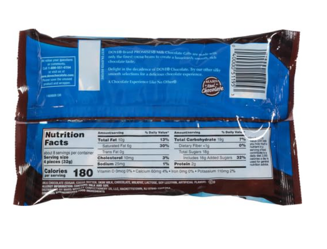 DOVE PROMISES Milk Chocolate Christmas Candy Gifts, 8.87 oz Bag (Pack of 3)