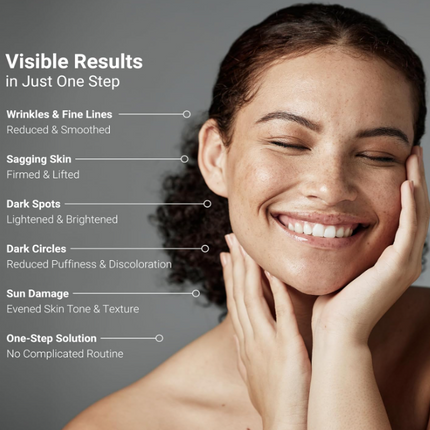 LifeCell All-in-One Anti-Aging Treatment (2.54oz) | Smooths Wrinkles, Fine Lines & Dark Circles | Enriched with Retinol, Vitamin C, DMAE & Hyaluronic Acid | Fragrance-Free & Suitable for All Skin Types