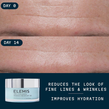 ELEMIS Pro-Collagen Marine Cream SPF 30, Lightweight Anti-Wrinkle Daily Facial Moisturizer