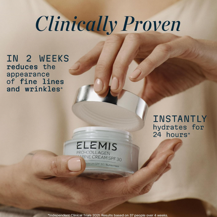 ELEMIS Pro-Collagen Marine Cream SPF 30, Lightweight Anti-Wrinkle Daily Facial Moisturizer