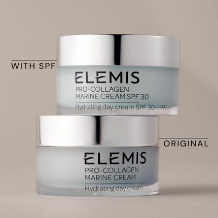 ELEMIS Pro-Collagen Marine Cream SPF 30, Lightweight Anti-Wrinkle Daily Facial Moisturizer