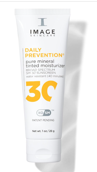 IMAGE Skincare DAILY PREVENTION Pure Mineral Tinted Moisturizer, SPF 30 Broad Spectrum Sunscreen