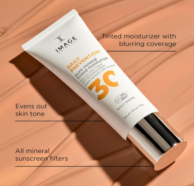 IMAGE Skincare DAILY PREVENTION Pure Mineral Tinted Moisturizer, SPF 30 Broad Spectrum Sunscreen