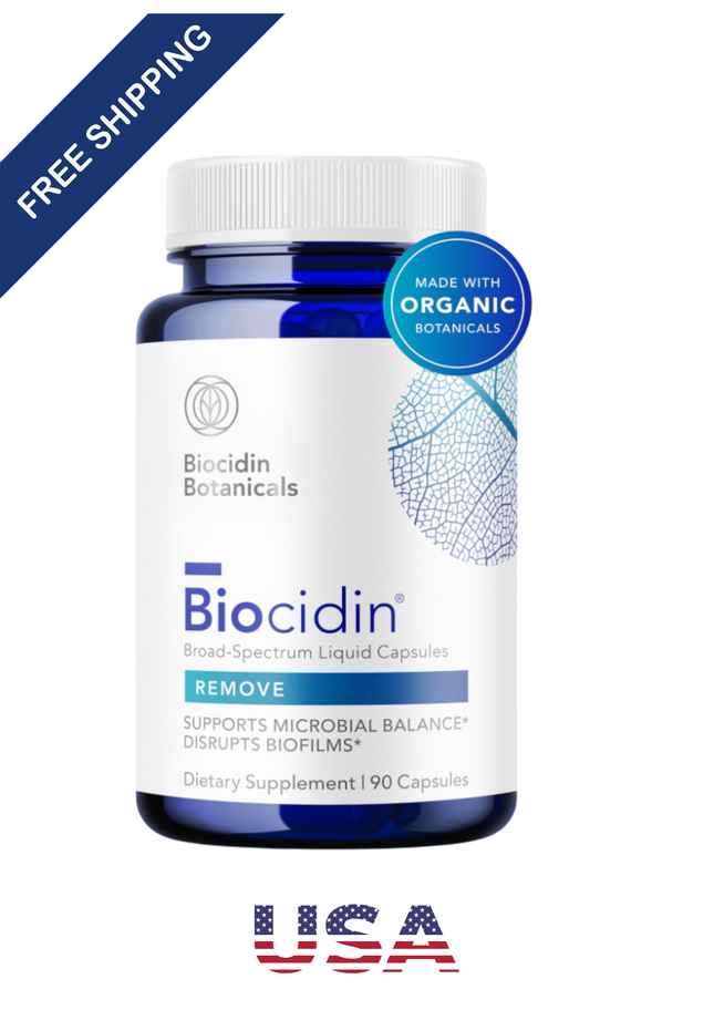 Biocidin Capsules - Biofilm Disruptor - Supports Gut Detox Cleanse, Healthy Microbial Balance, Immune Function & Gut Health - Professional-Grade Herbal Supplement with 18 Botanicals (90 Capsules)