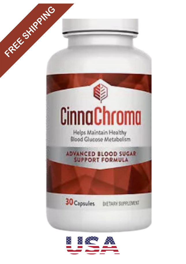 CinnaChroma Cinnamon Blood Sugar Supplement, Anti-Inflammatory, 30 Capsules new
