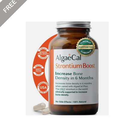 Algaecal - Strontium Boost, Natural Strontium Supplement for Bone Density Increa