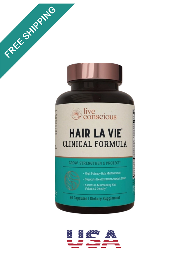 HAIR LA VIE Clinical Formula Volume Density Hair Growth Shine Multivitamin 90Ct