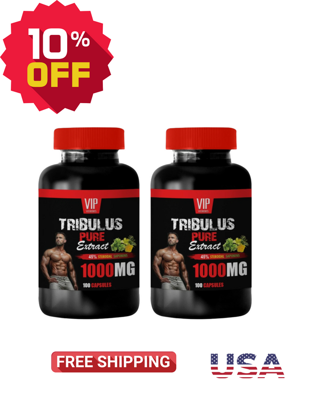 sex health men TRIBULUS PURE EXTRACT men pills 2 Bottles 200 CAPSULES