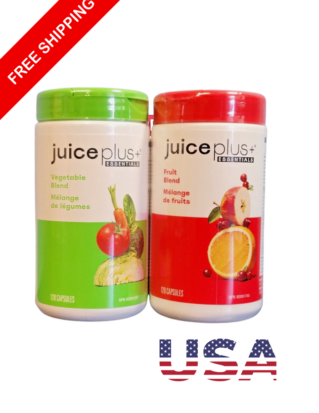 Juice Plus+ - USA - Blended Fruit & Veg Juice Powders 240 Caps- 10/26!