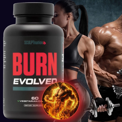 Sculpt Nation Burn Evolved-Fat Burner Weight Loss Thermogenic Metabolism Support Free Shipping