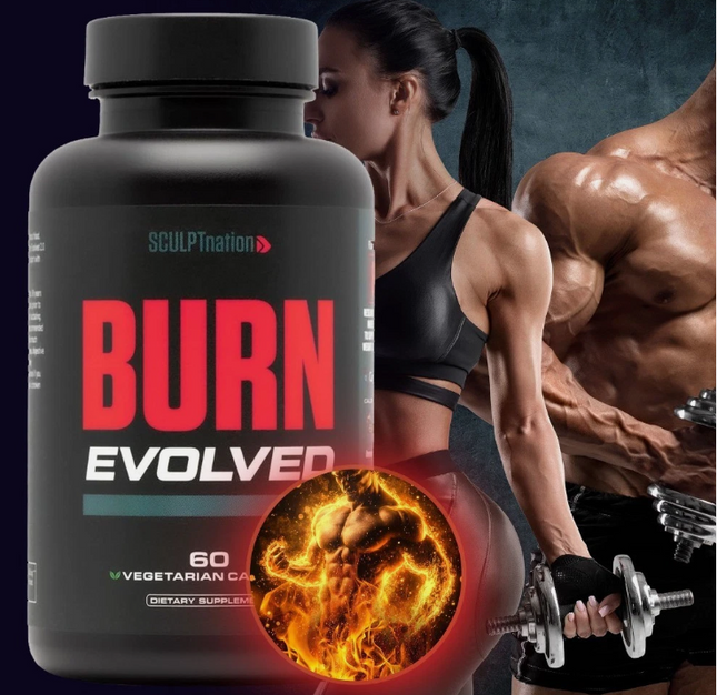 Sculpt Nation Burn Evolved-Fat Burner Weight Loss Thermogenic Metabolism Support Free Shipping