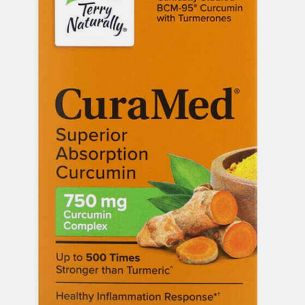 2 X Terry Naturally, CuraMed, 750 mg, 60 Softgels