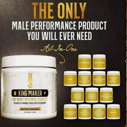 Top Shelf Grind King Maker, 13-in-1 Anabolic Supplement for Men Free Shipping