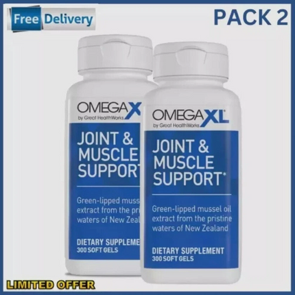 Omega XL 300 Capsules - Green Lipped Mussel Omega-3 Joint Relief