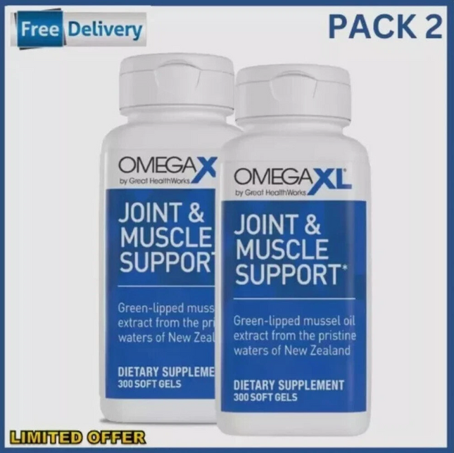 Omega XL 300 Capsules - Green Lipped Mussel Omega-3 Joint Relief