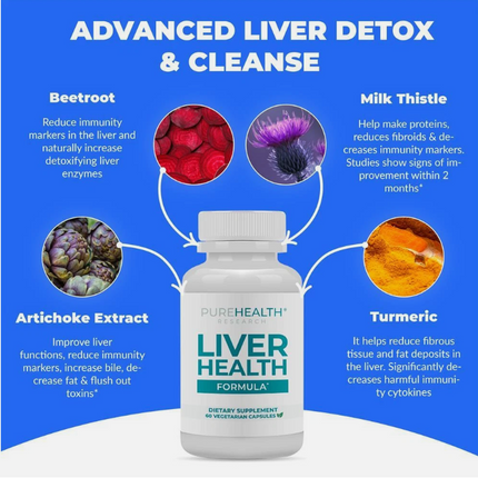 Liver Health Support Liver Cleansing Detoxification Whole Body Detoxification Free Shipping