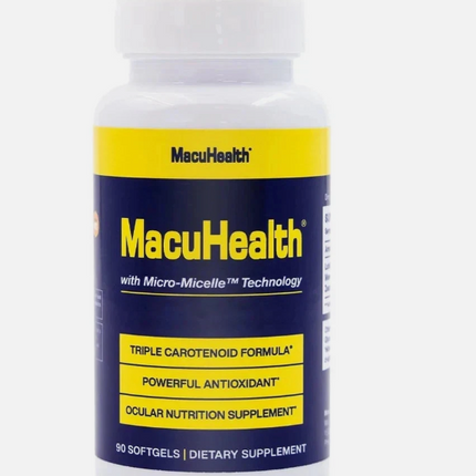 MacuHealth Triple Carotenoid Formula for Eye Vitamins 90 Softgels free shipping