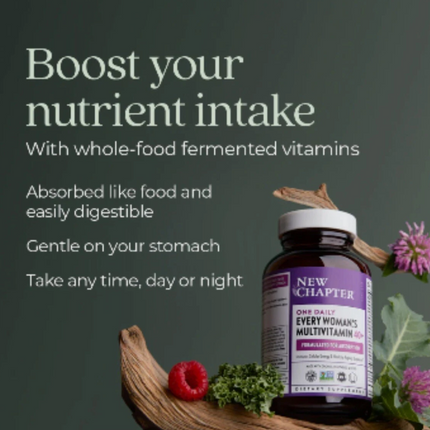 New Chapter Every Woman’s One Daily 40+ Multivitamin Tablets-72 Count Free Shipping