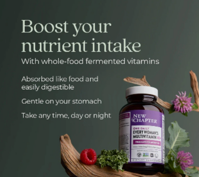 New Chapter Every Woman’s One Daily 40+ Multivitamin Tablets-72 Count Free Shipping