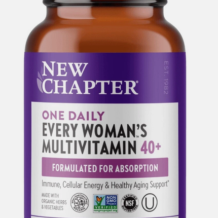 New Chapter Every Woman’s One Daily 40+ Multivitamin Tablets-72 Count Free Shipping