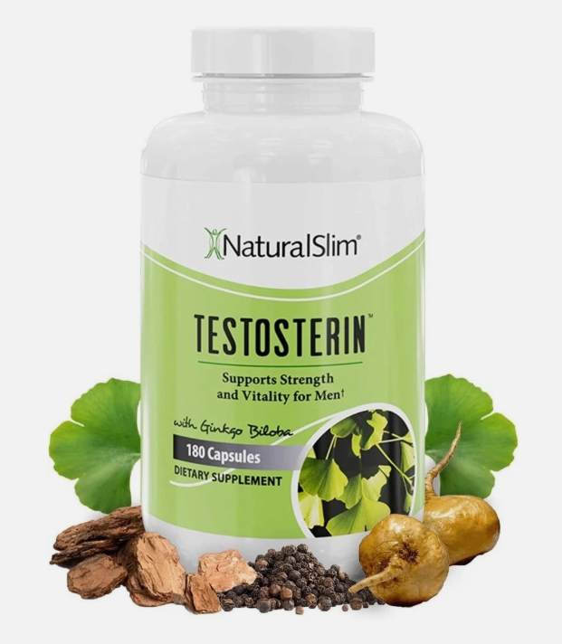 NaturalSlim Testosterin Men's Multivitamins Testosterone Booster | 180 capsules Free Shipping