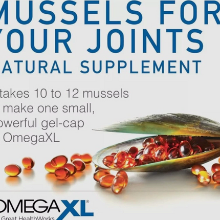 Omega XL 300 Capsules - Green Lipped Mussel Omega-3 Joint Relief